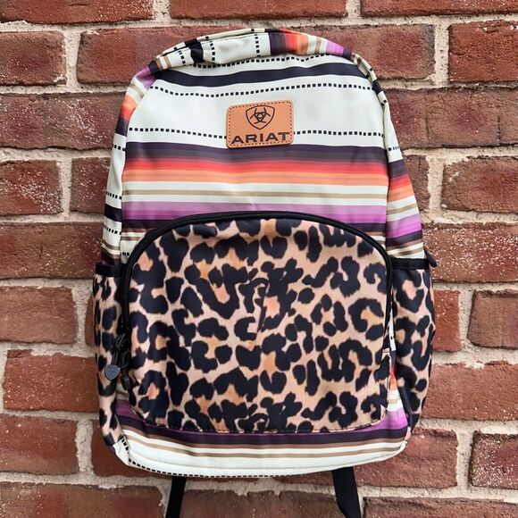 Ariat Serape Cheetah Backpack Multicolor Western Bag NWOT main image 4
